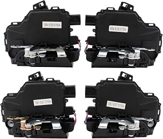 NewYall Power Door Lock Latch Actuator Set for VW Beetle Passat 1998-2005 Golf Jetta 2000-2012 Rabbit 2006-2009 Front Rear Left Driver Right Passenger Side 3B1837015A 3B1837016A 3B4839015A 3B4839016A