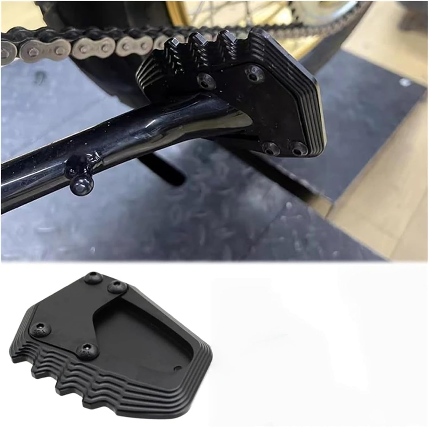 Motorcycle Kickstand Enlarge Plate For Su&zuki V-STROM 800 DE RE 2023 DL1050XT DL1050 XT Motorcycles Kickstand Foot Side Stand Extension Pad