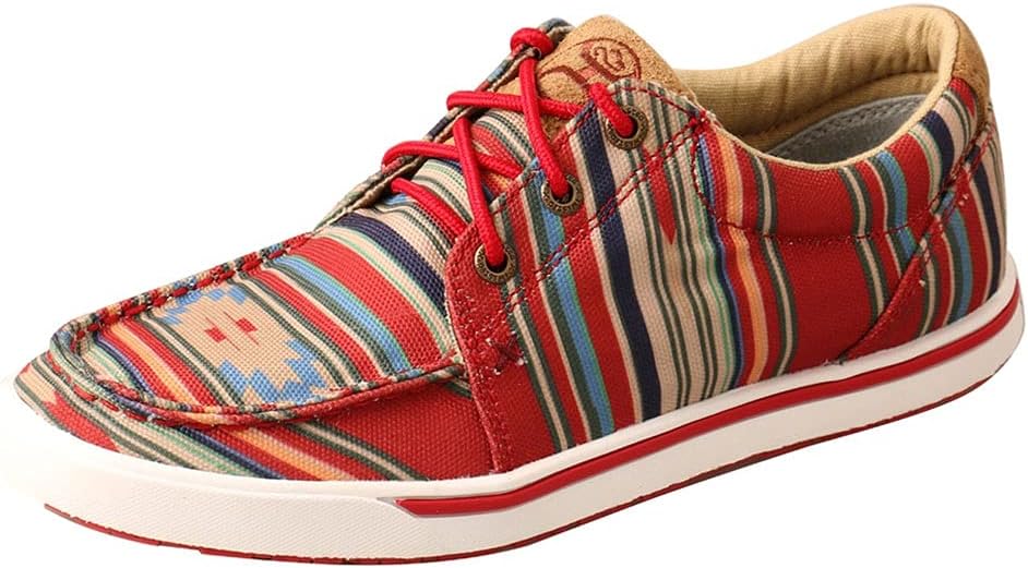 Twisted X Women's Hooey Loper, Moc Toe, Fiesta Aztec, 7 M