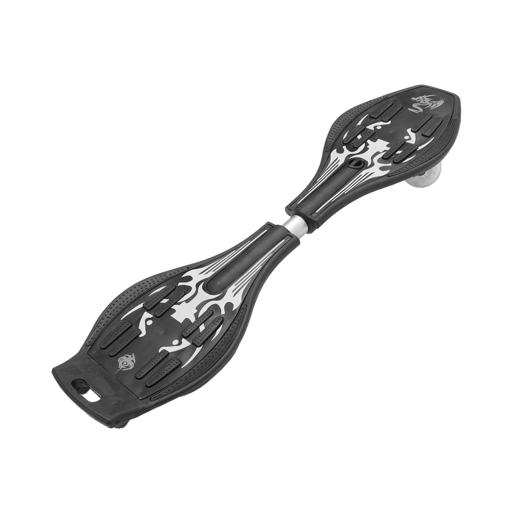 ABOOFAN 1pc Glitter Caster Board for Boys and Girls and Adults Wheel Skateboard Non- Design for Balance and Coordination for Outdoor Fun and Exercise Black