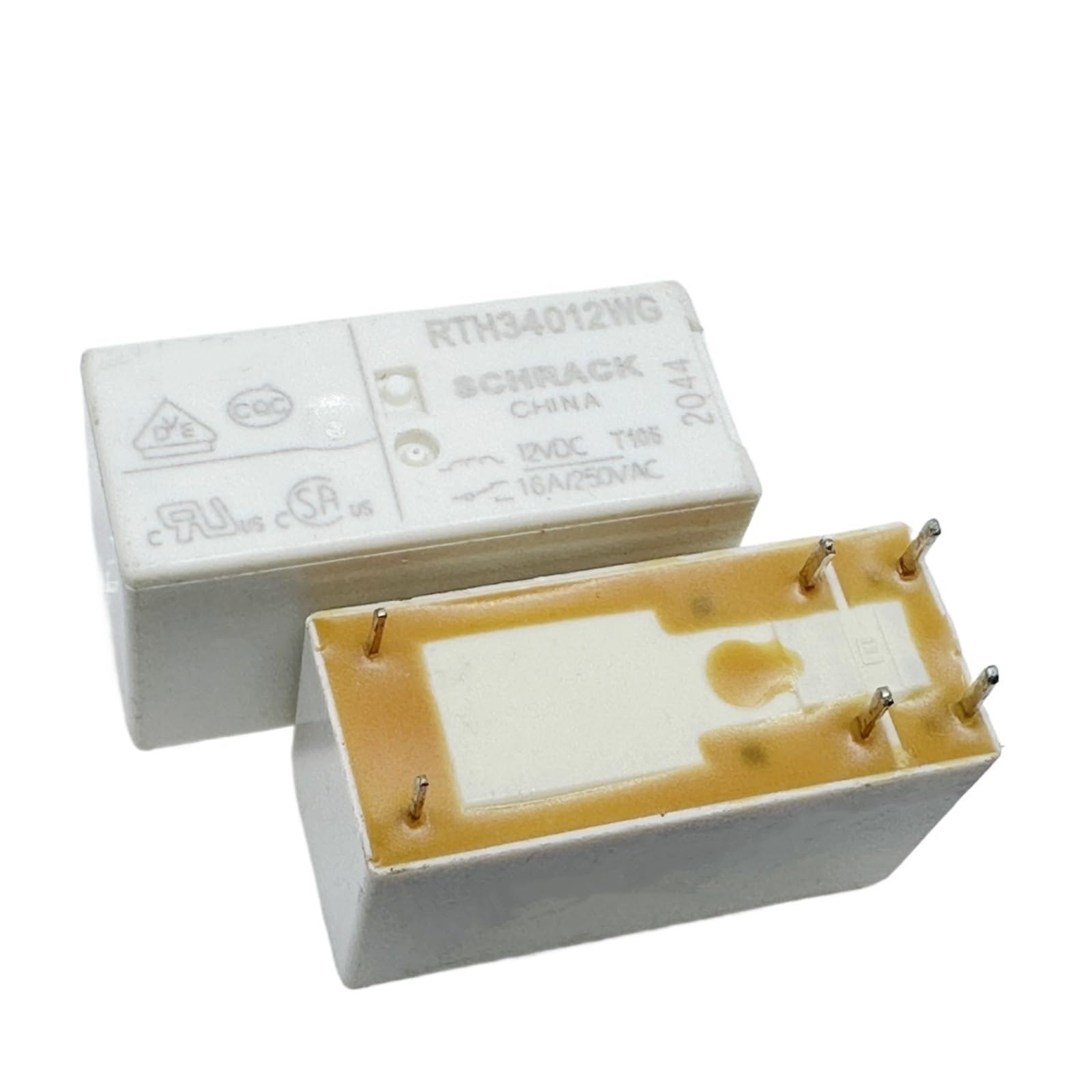 PKNVKZIDK 1pc RTH34012WG 12V Relay 6pins