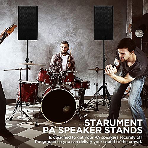 Image of Kh Speaker Stand Adjustable Height Portable Folding PA /DJ Tripod Speaker (Capacity Load 30 KG) Pack of 2