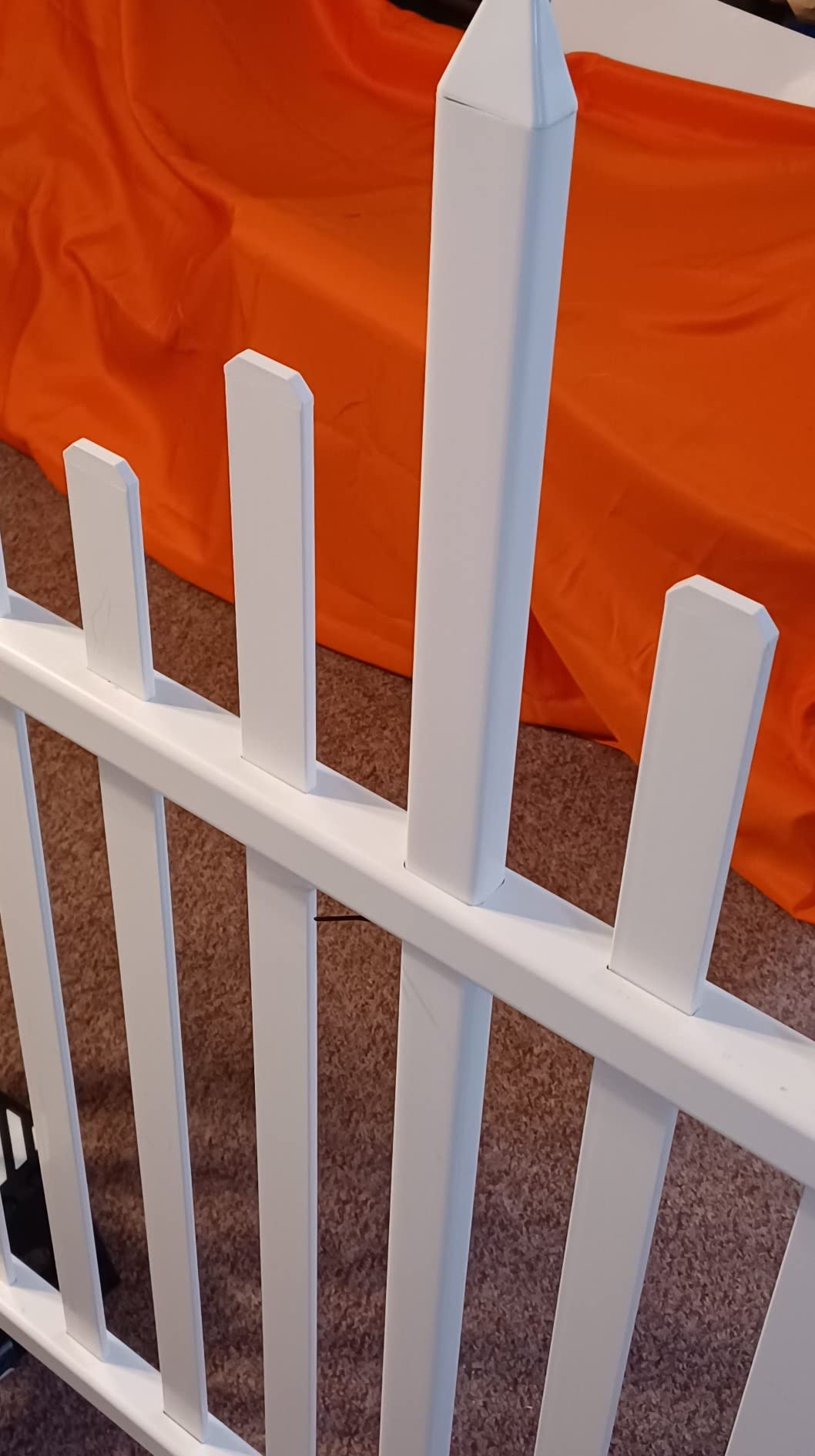 13/mo Finance Elevens 40"H x 80"W Garden Fence Outdoor Fence Panel