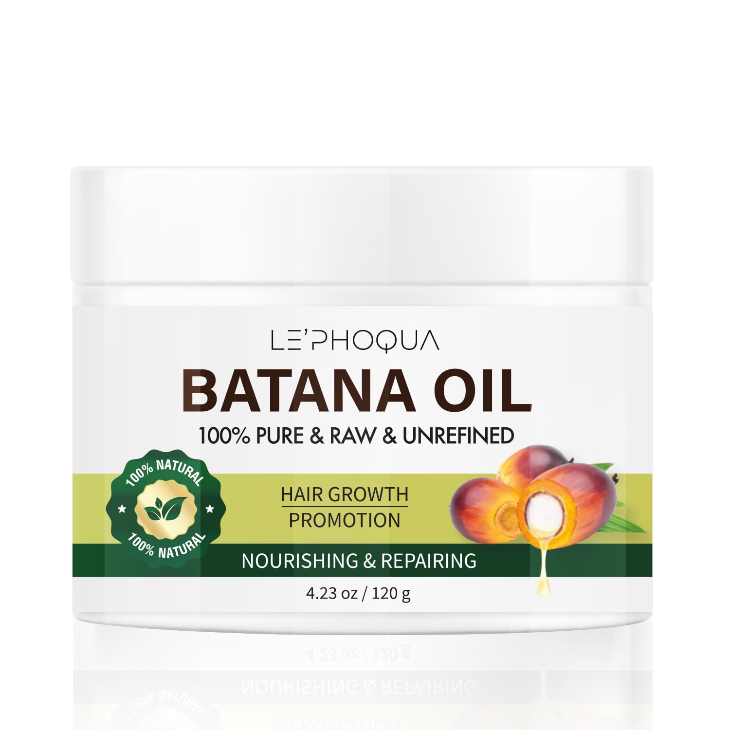 Batana Oil for Hair Growth: Dr. Sebi Honduras Miracle Oil Natural Raw Pure Unrefined Organic for Men & Women prevent Split Ends