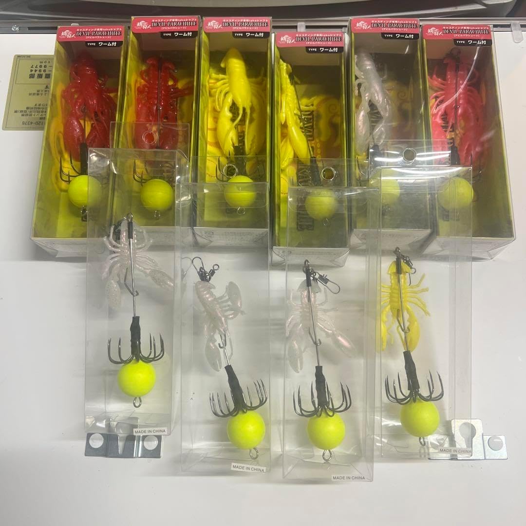 ワンナック デビルパラシュート6個 ライト4個