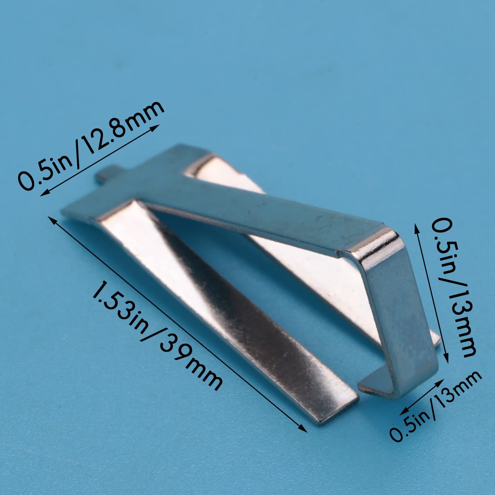 Hordion Ender 3 Glasbett-Federclips – 12 Stück, Edelstahl, Für Ender 3 Pro, CR-10s Pro & Mehr