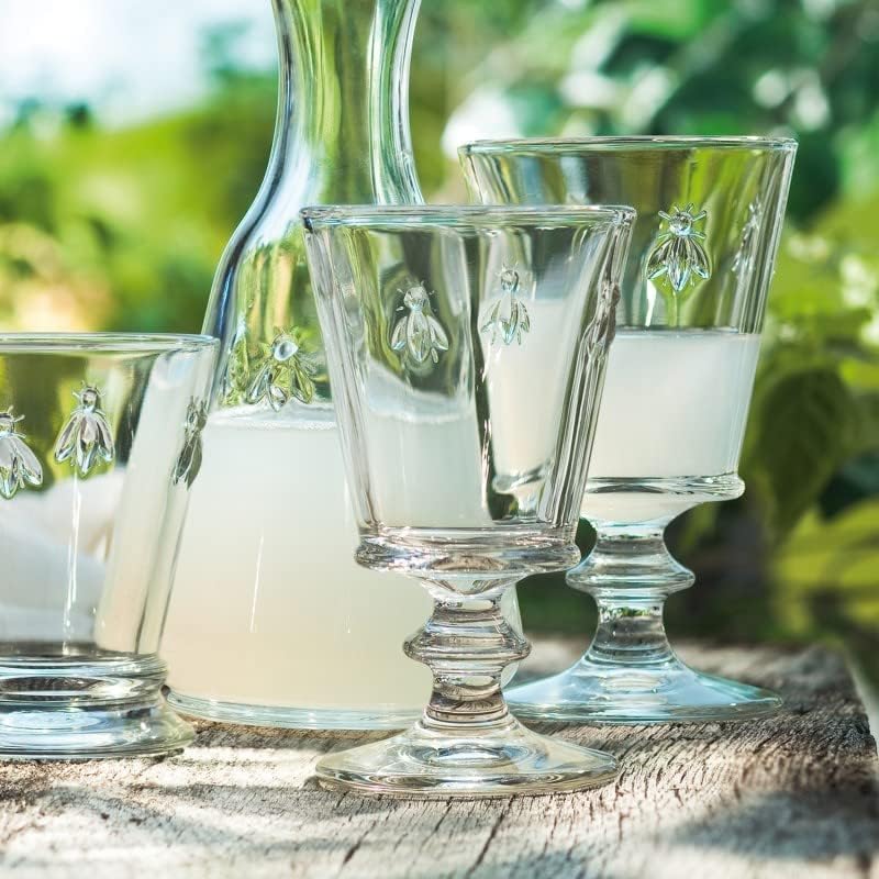 La Rochere French Bee Wine Glass, 8-Ounce, Set of 4