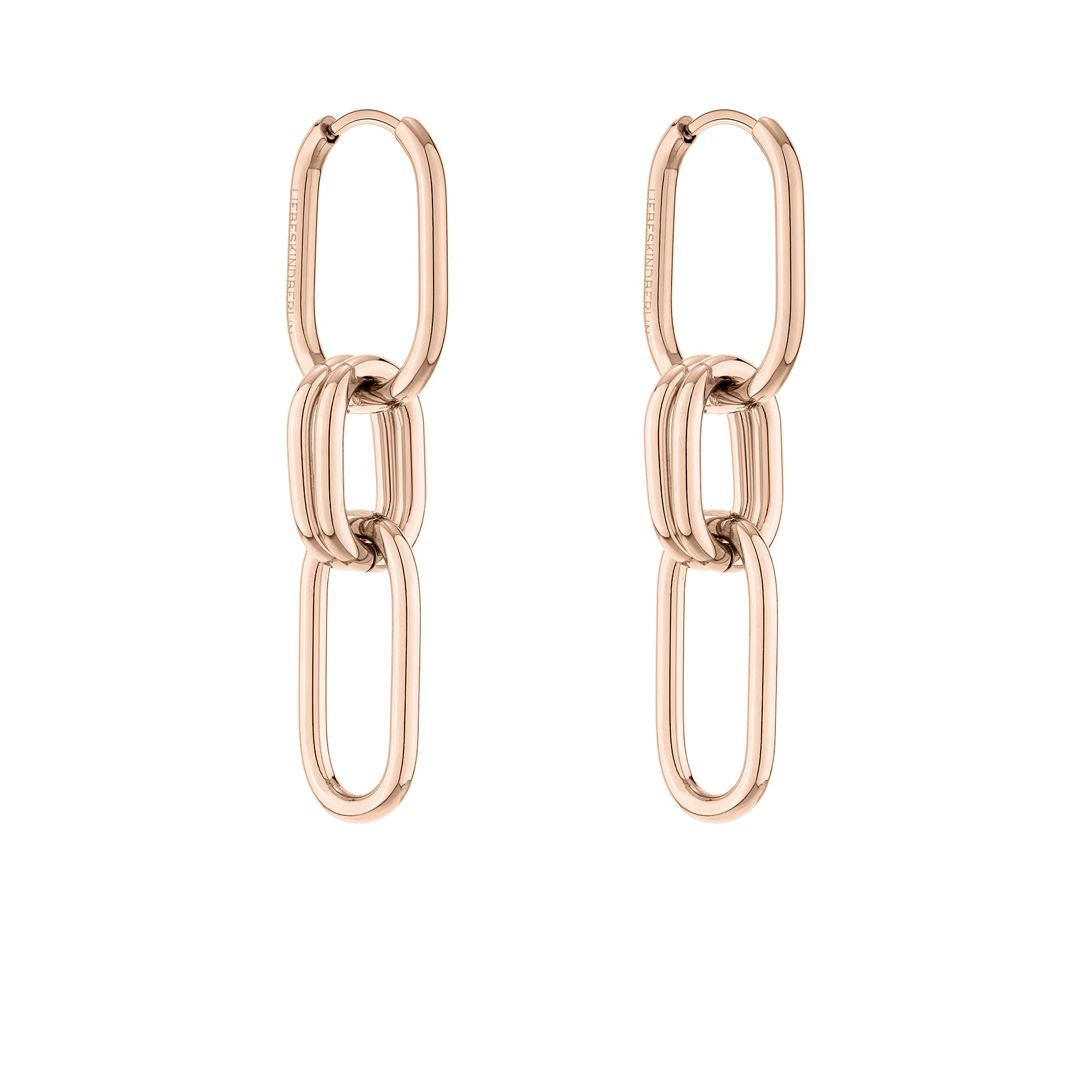 LIEBESKIND BERLIN Damen Schmuck im angesagten Ketten-Look – Armband, Kette und Ohrringe aus Edelstahl in verschiedenen Farben