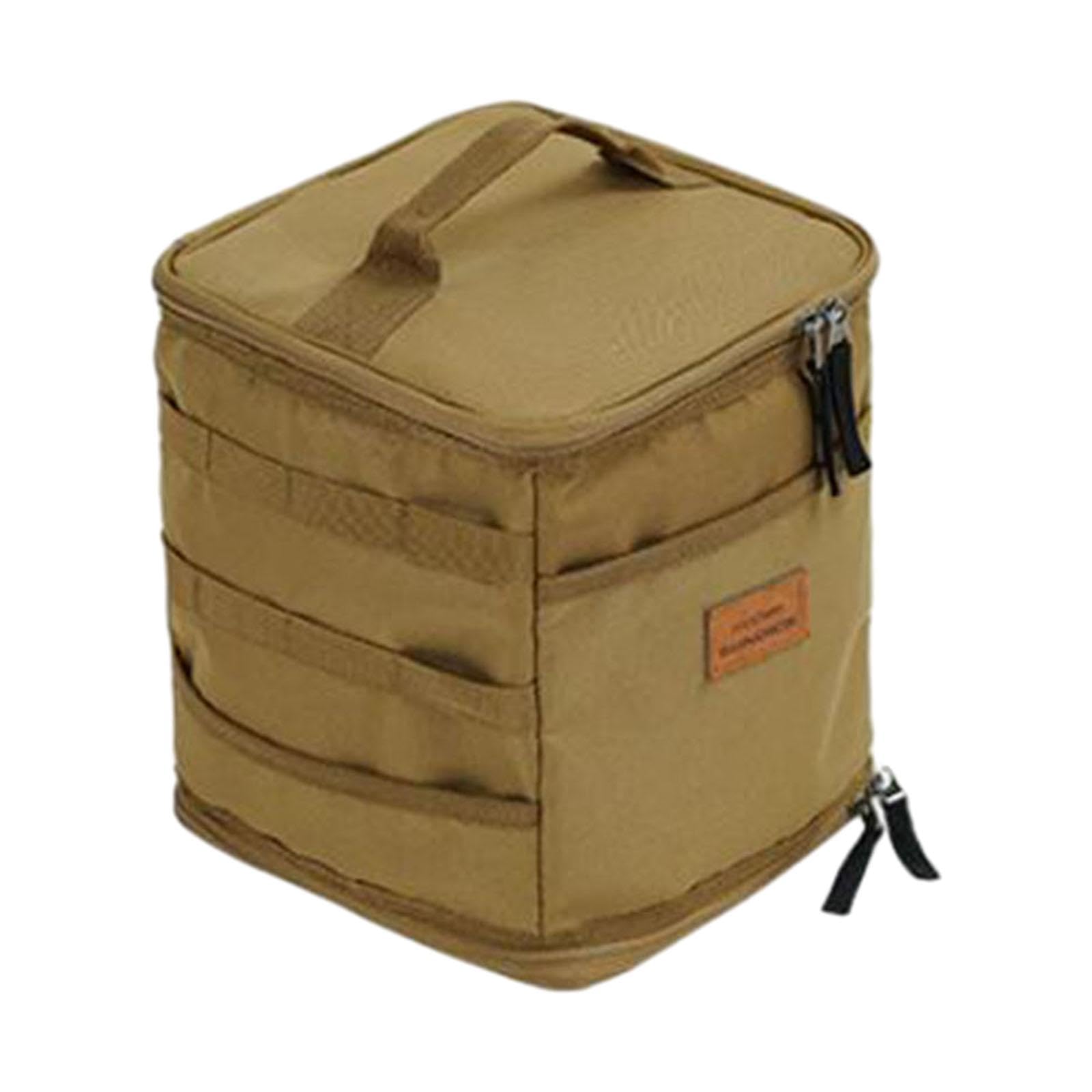 Generic Picnic Tote - Khaki, 21.5cm x 21.5cm x 23.5cm