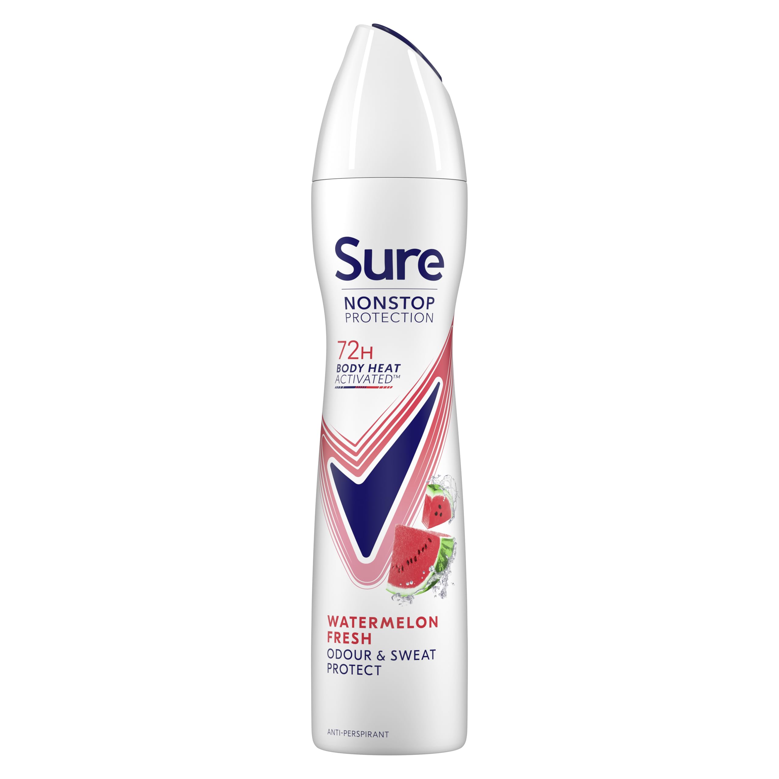 Sure Women's White 'Antiperspirant' 72H Protection Fresh Advance Deo, 3X250ml In