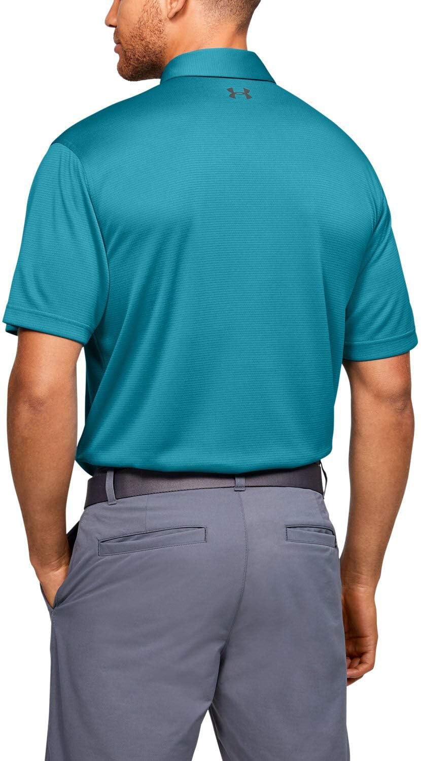 Under Armour Golf Tech Polo Escape/Pitch Gray SM
