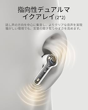 Amazon.co.jp: Cearvol 集音器 Bluetooth5.3 ワイヤレス イヤホン型