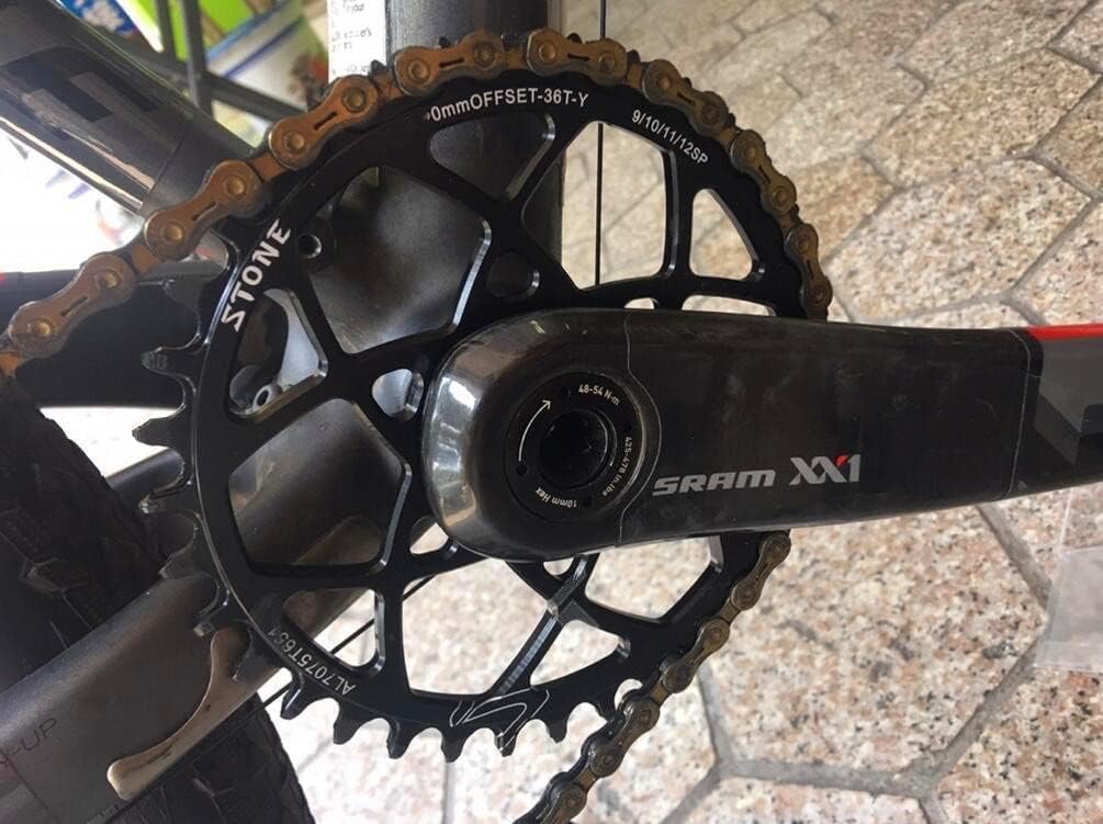 DJC Stone Direct Mount Round Bike Chainring 0mm Offset for Sram GXP BB30 XX1 Eagle X01 X7 X0 X9 S1400 30T to 48T