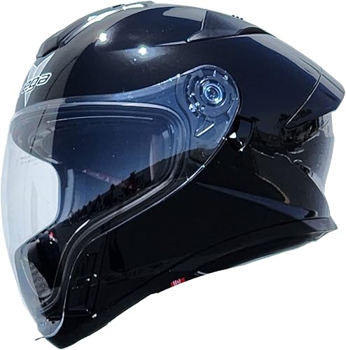Miniatura 2 de Vega Air GPX - Casco de cara completa, negro brillante, talla M