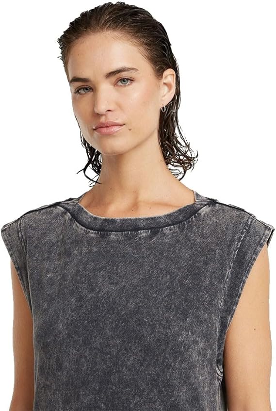 G-star, D26096-C756 Overdyed Maxi Tank Dress, H365 Petrol Double Dye
