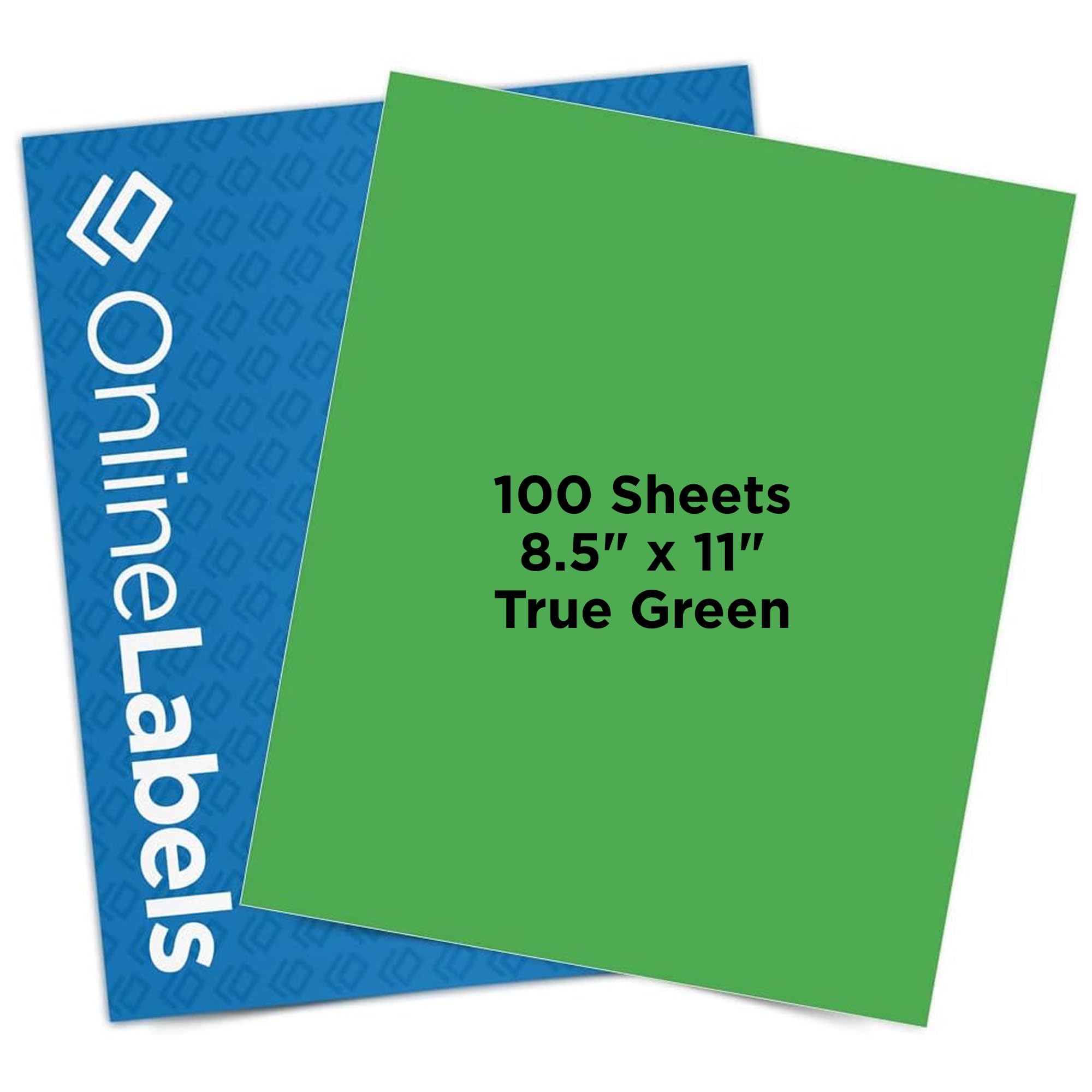 Amazon.com : Green Sticker Paper - 8.5 x 11 Full Sheet Label - for