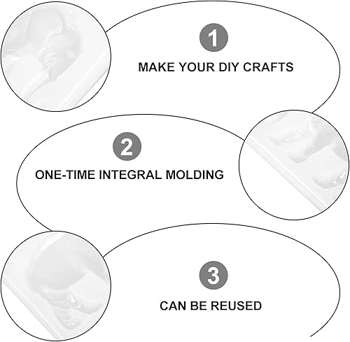 Miniatura 3 de EXCEART Moldes de silicona para jabón, 2 piezas de silicona de elefante de resina epoxi moldes de resina de silicona con forma de resina de silicona