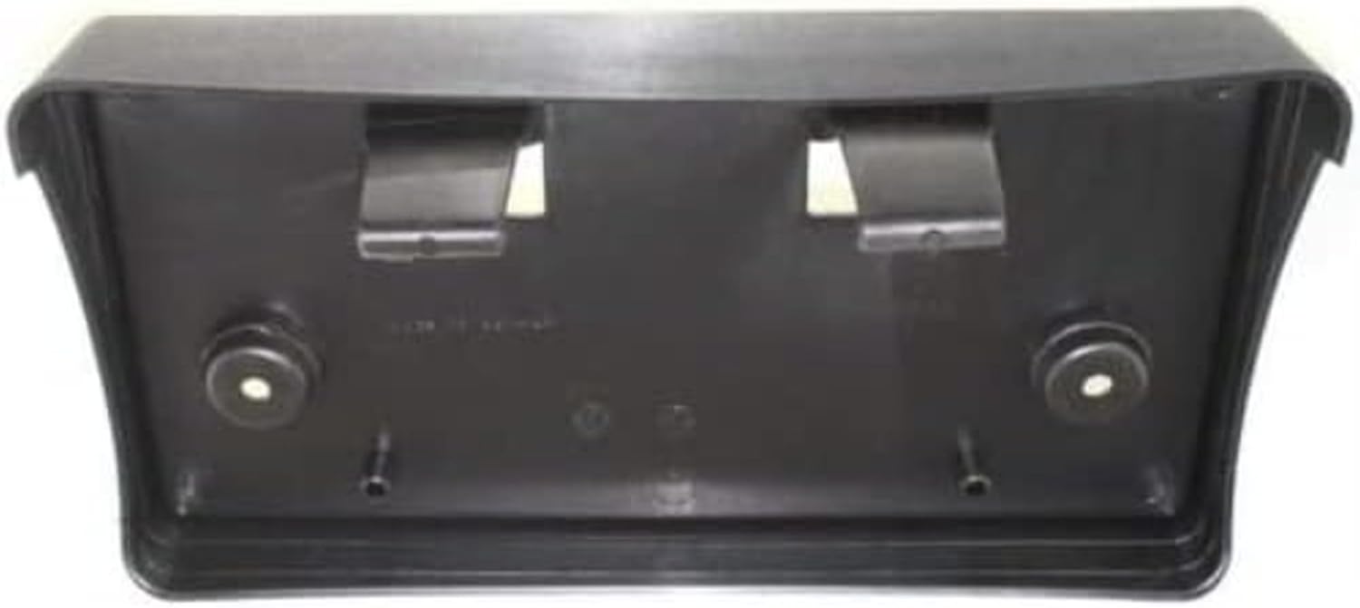 DAT AUTO PARTS Front Bumper License Plate Frame Tag Mounting Bracket Holder Replacement For 1998-2011 Ford Crown Victoria, 2003-2006 Mercury Grand Marquis Black Textured Plastic FO1068104 6W7Z17A385AA