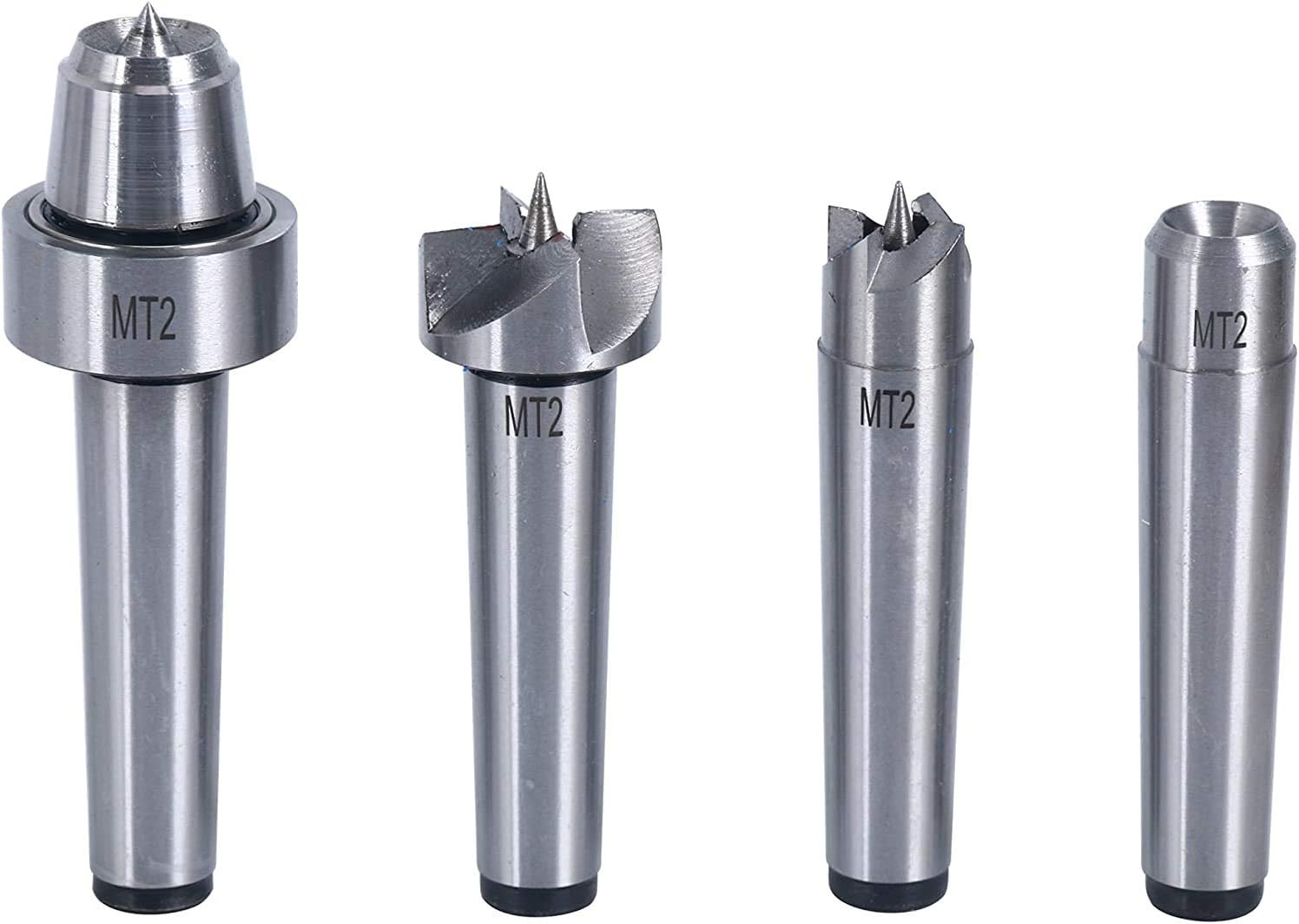 8MILELAKE MT2 Live Center Wood Lathe Drive Spur Cup 4pcs/Set with