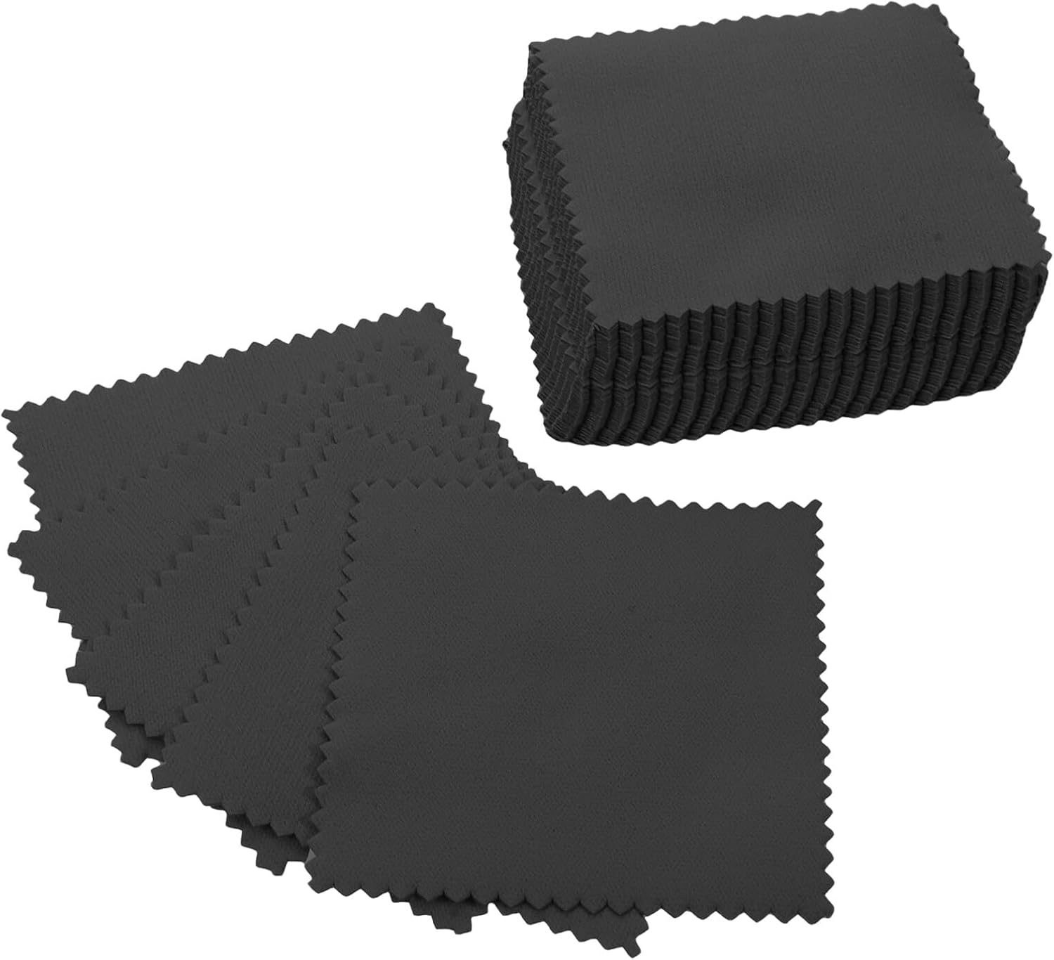LIFKOME 50pcs Silver Cleaning Cloth for Jewelry and Watches 8x8cm