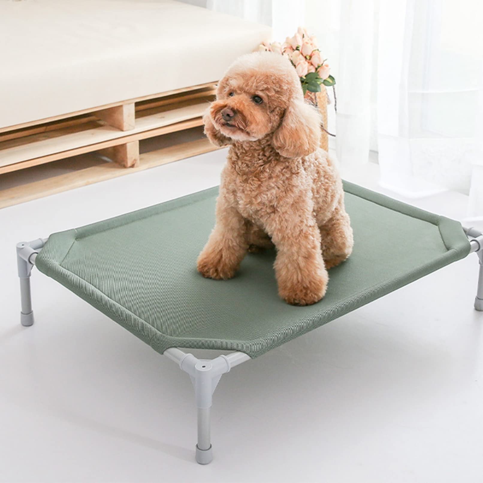 【新着商品】ペットベッド 脚付きコット型 猫/犬ベッド ベッドクッション 耐噛み Amazon.co.jp: ペットベッド 脚付きコット型 猫/犬ベッド ベッド
