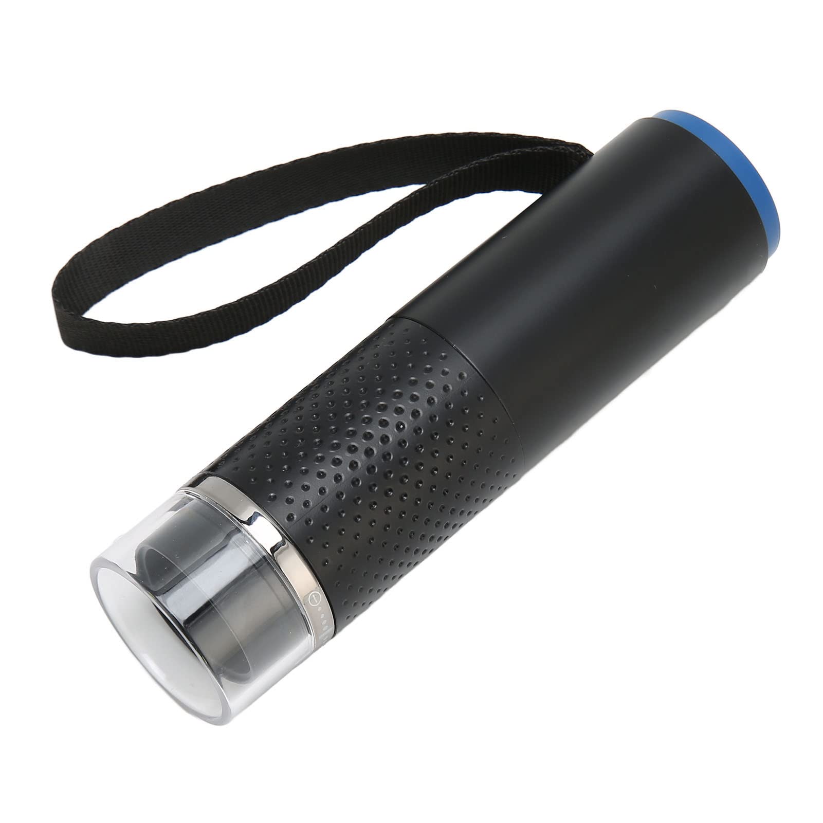 2 MP Kabelloses WiFi-Mikroskop, Verstellbares Licht, Anti-Blaulicht-Linse, Digitales Mikroskop für Textilinspektion, PCB, Haut, Schmuck, 10 M WiFi-Entfernung (Black)