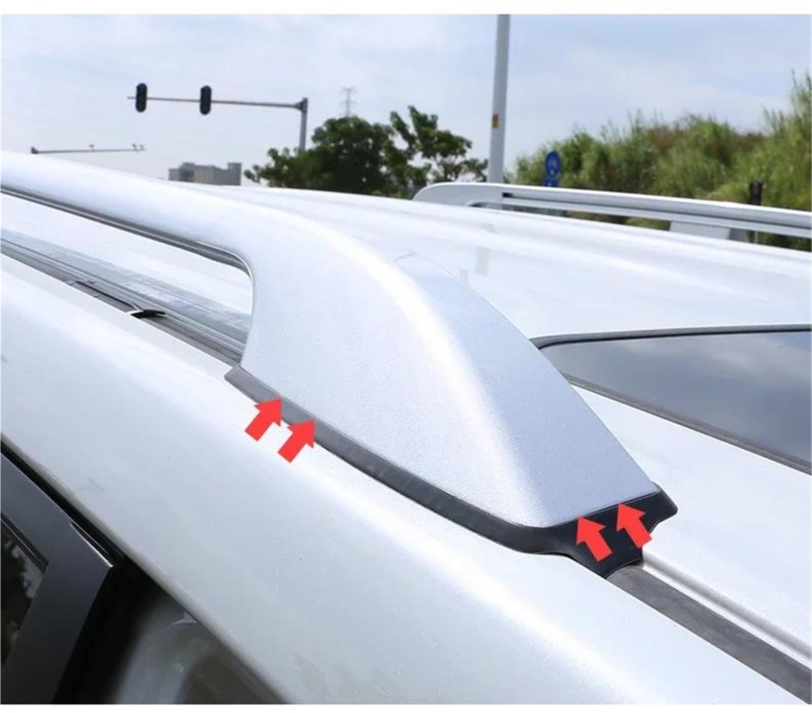 Barras Portaequipajes Portaequipajes para Techo De Coche para Toyota Land para Cruiser LC300 2022-2026 Barras Barra Transversal Superior Accesorio Riel(Negro)
