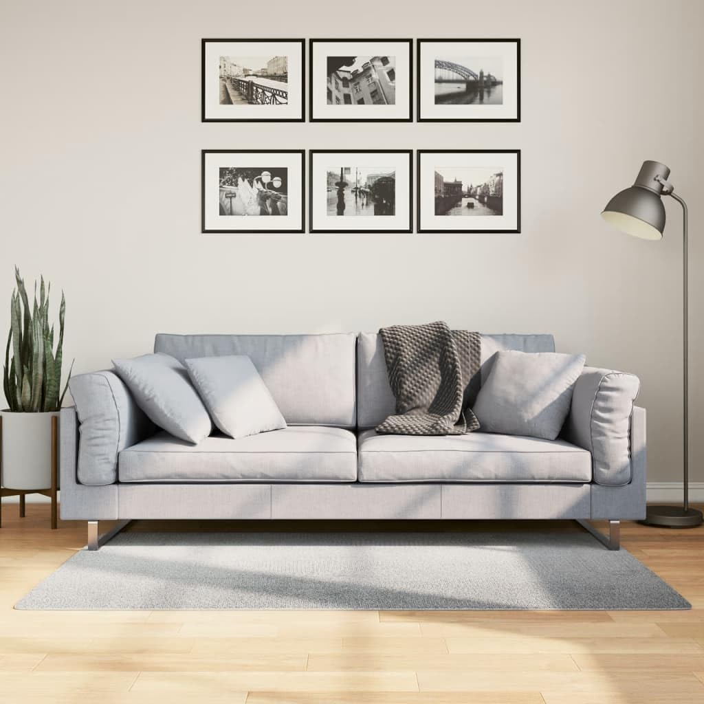 Tapis antidérapant et lavable IZA gris 80x150 cm certifié sans substances nocives