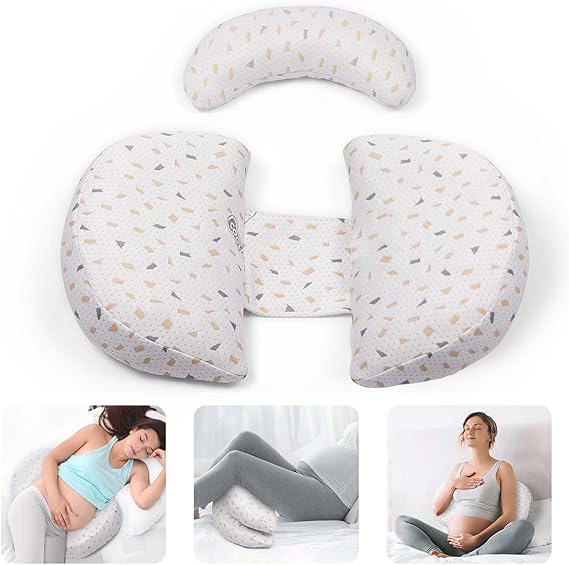 Pregnancy Pillow, Stepped Wedge Maternity Pillow for