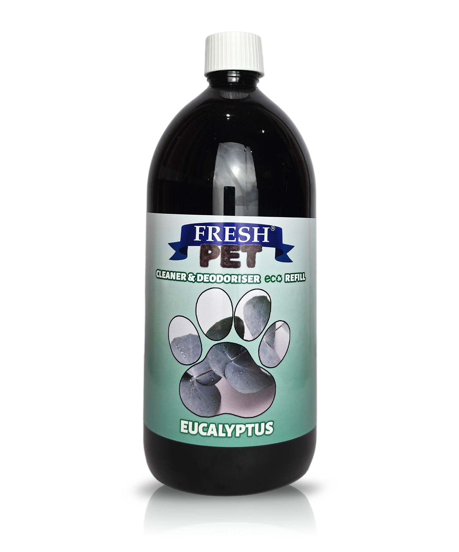 Trade Chemicals FRESH PET eco-Refill 1L Bottle (Makes up to 25L) - Kennel Disinfectant | Cleaner | (EUCALYPTUS)