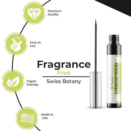 Miniatura 4 de Swiss Botany Suero para el crecimiento de las cejas: potente suero de cejas para hacer crecer las cejas. Resultados notables en cuatro semanas.