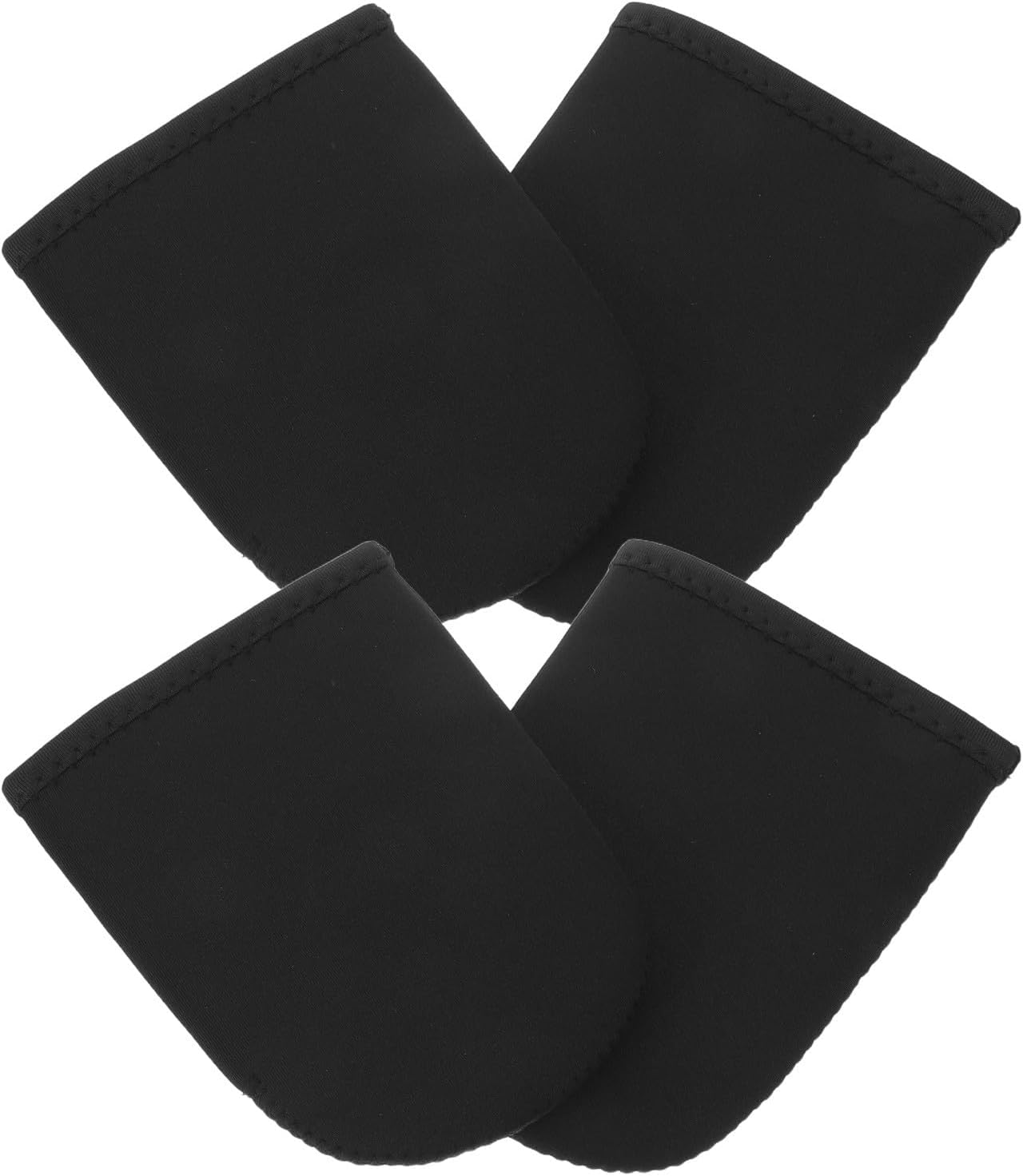 2 Pairs Neoprene Toe Warmers, Reusable Thermal Toe Covers, Black | Cold Weather Walking, Outdoor Activities, Secure Fit, Quick Drying, Extra Protection