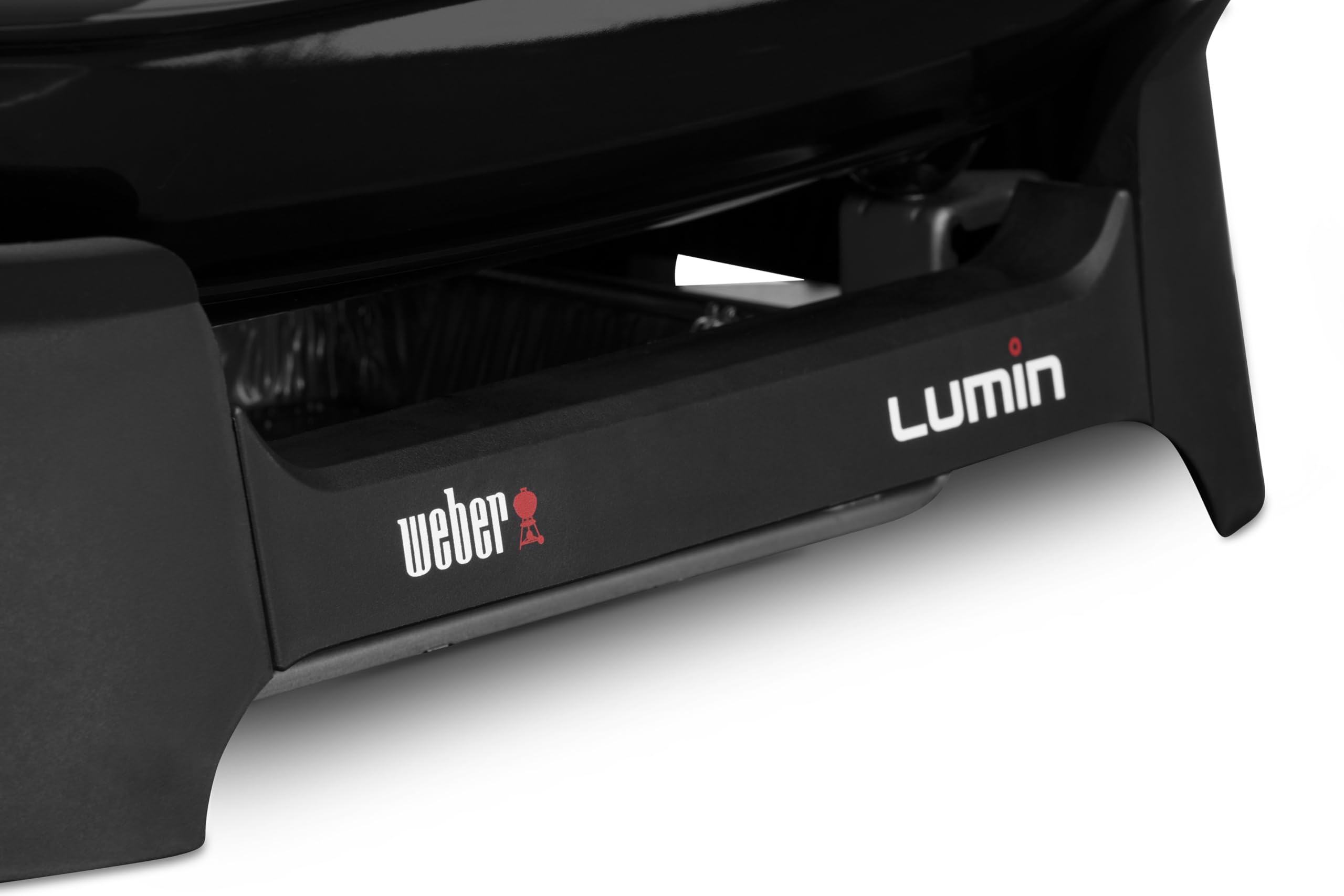 Weber Lumin Grill elektryczny/Obsmażanie, wędzenie, gotowanie na parze, gotowanie i podtrzymywanie ciepła, do 315 °C, ruszty z emaliowanego żeliwa, pow. grillowania 33 x 49 cm, czarny (92010979)