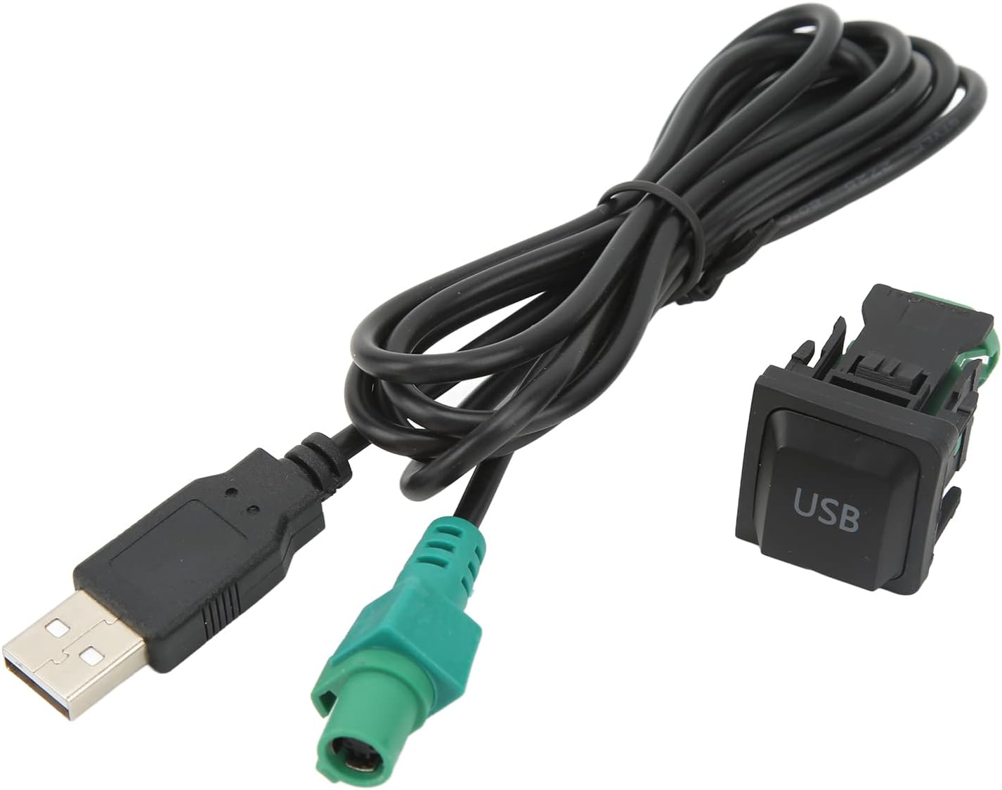 Przycisk przełącznika samochodowego sprzętu audio USB z kablem adapterowym Plug and Play dla odtwarzacza CD RCD510Plus RCD310Plus