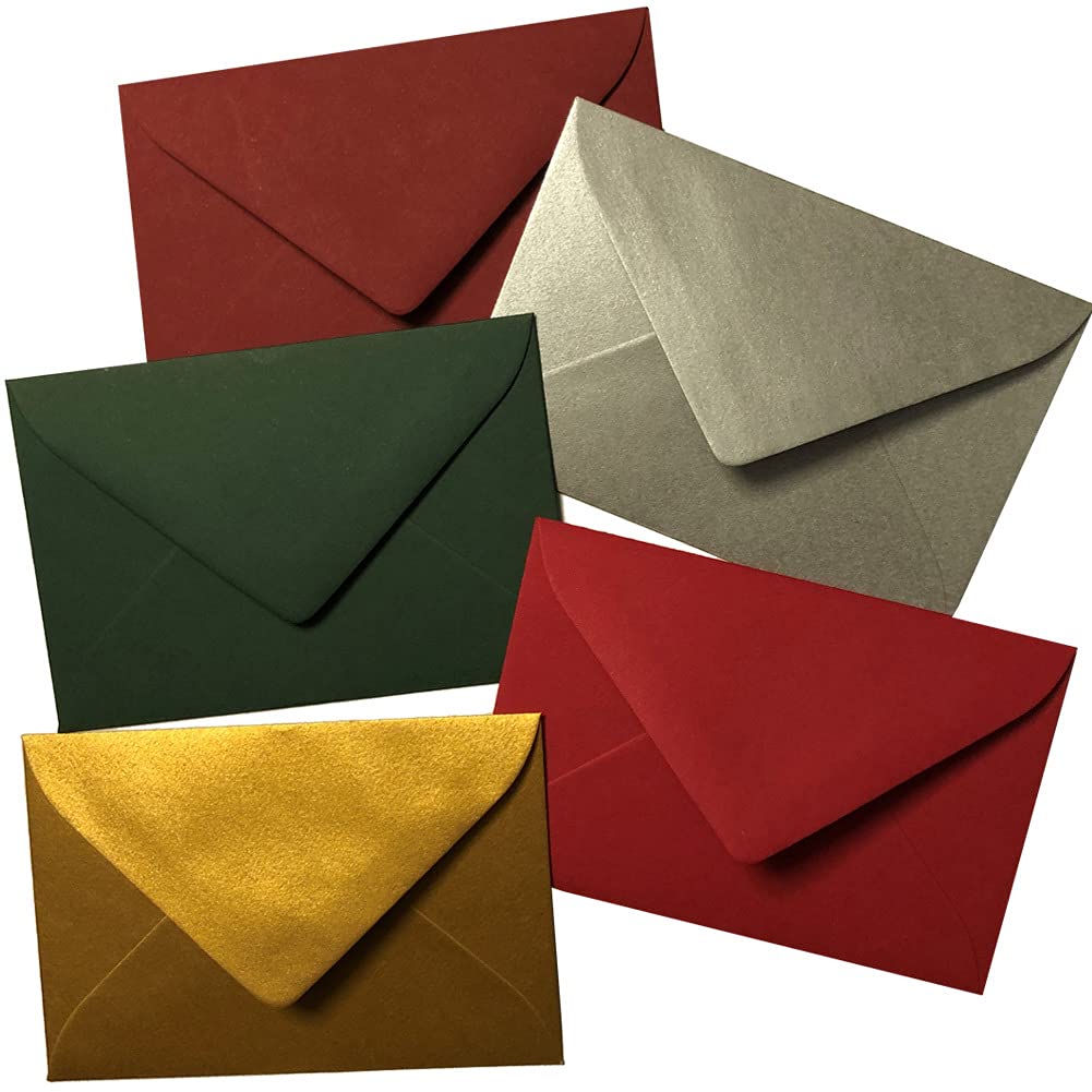 Mini Umschläge 60x90 mm für Visitenkarten in der Farbe Dark 500 Umschläge