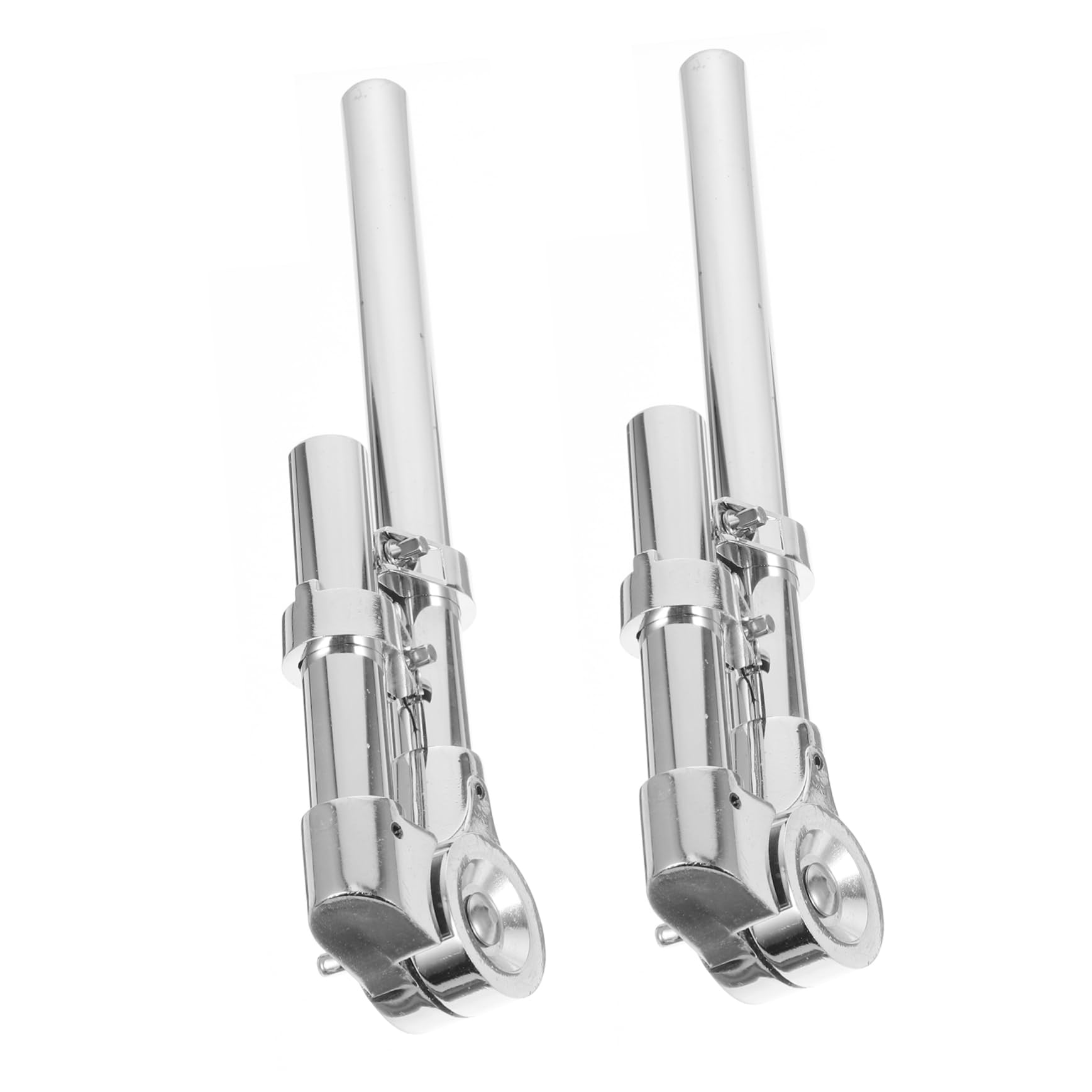 Supporto Per Tamburo Tom Set Di Supporti Per Tamburo in Metallo Color Argento Per Concerti