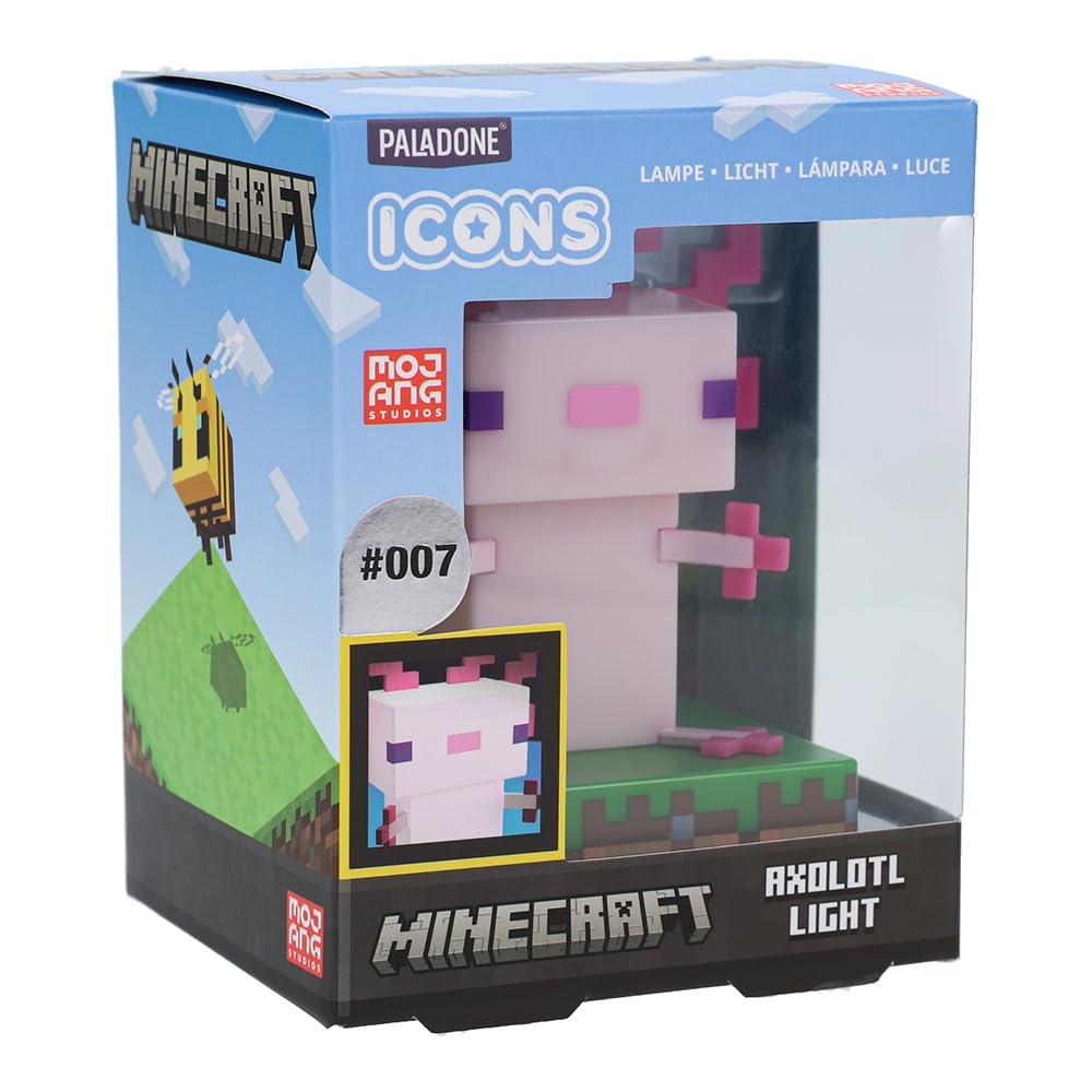 日本未発売 マイクラ Flippin フィギュア アレックス ウーパールーパー 公式ライセンス商品】マインクラフトフィギュアライト