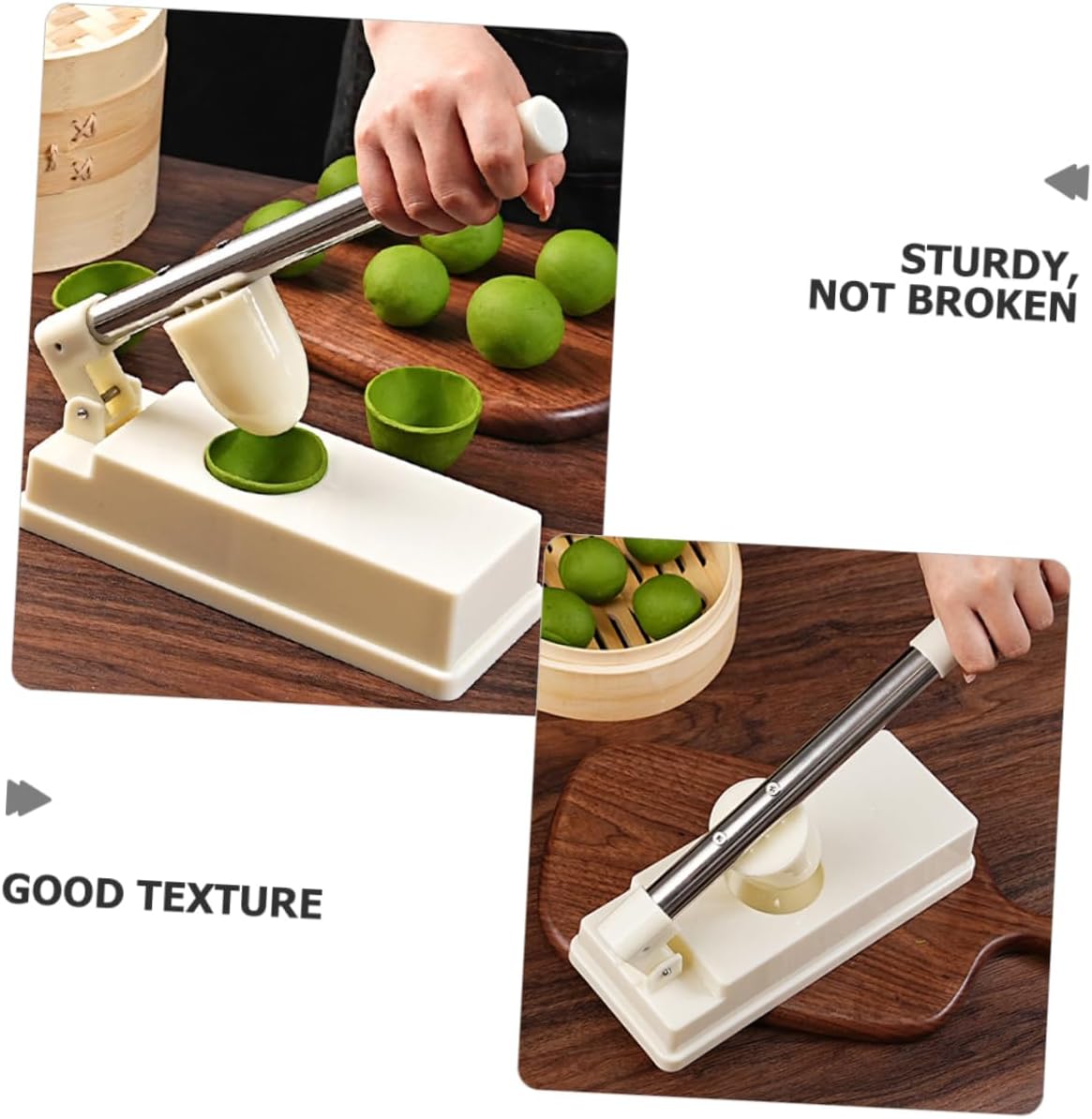 SHOWERORO Dumpling Skin Maker Dumpling Artifacts Dough Skin Making Tools Ravioli Maker Mold Kitchen Tools