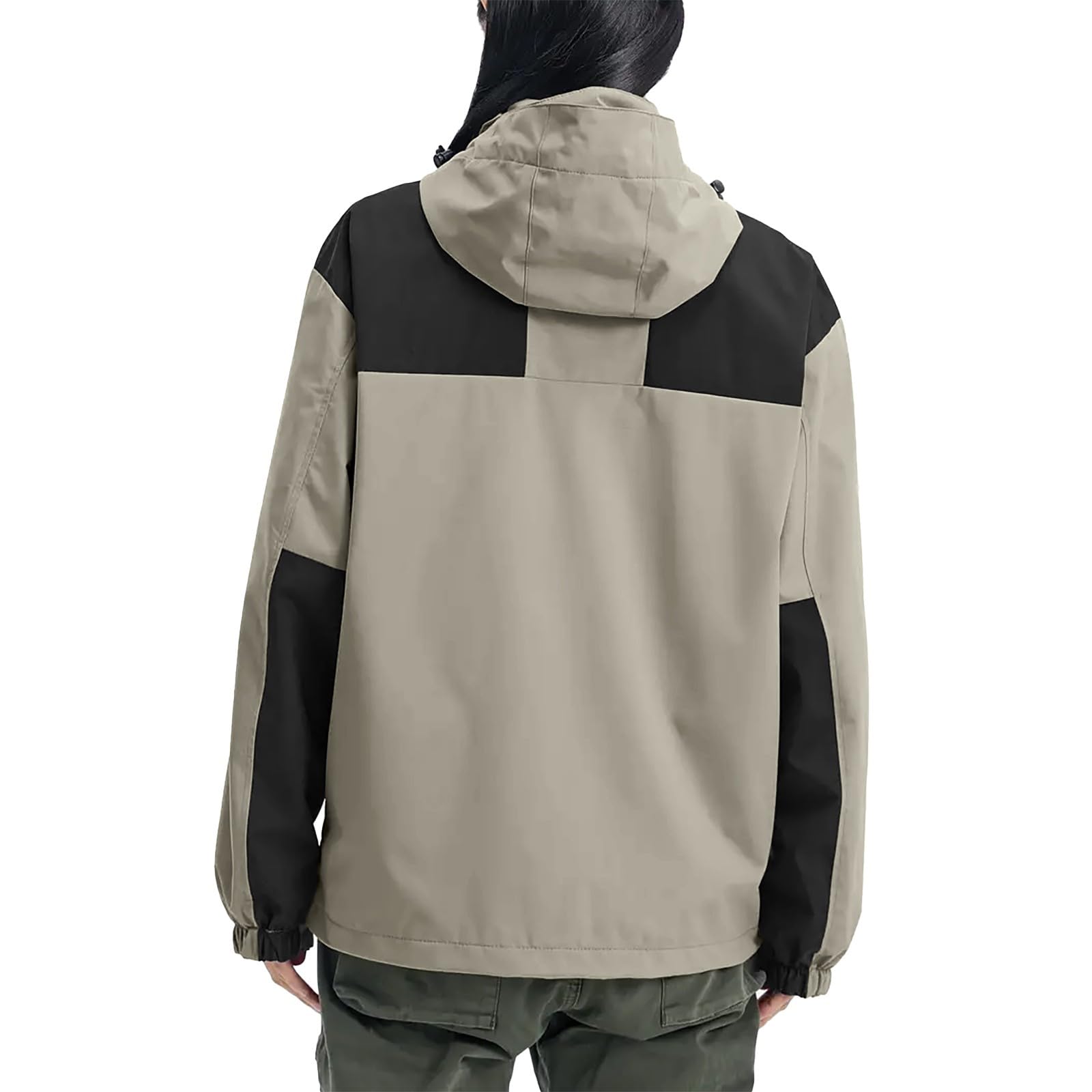 Chaqueta Para Deportes Al Mujer, Y Desmontable A De Viento, Adecuada Montañismo Esquí Abrigo Mujer Elegante Engomada Chubasquero Running Impermeable Chaqueton Parkas Invierno Poncho