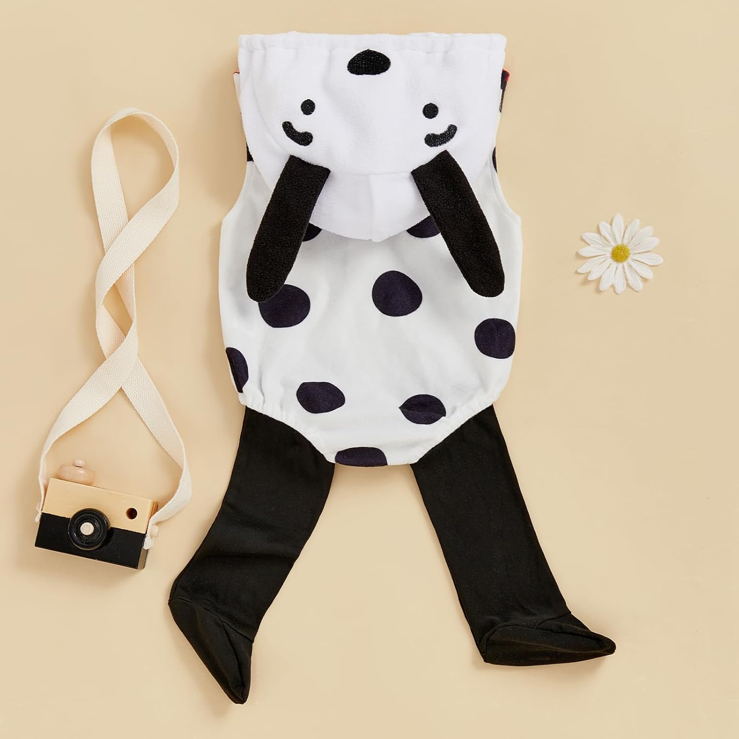 Newborn Baby Halloween Costumes Funny Animal Sleeveless Hooded Rompers Jumpsuit with Long Socks Outfits - Image 5