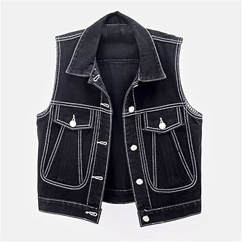 Amazon.co.jp: ストライプ デニム ベスト レディース ベスト