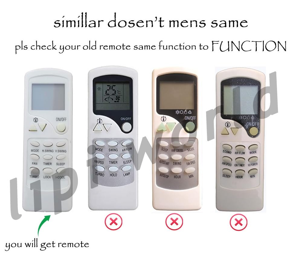 Buy LipiWorld® ZH/LT-05 AC Remote Control (Old Remote