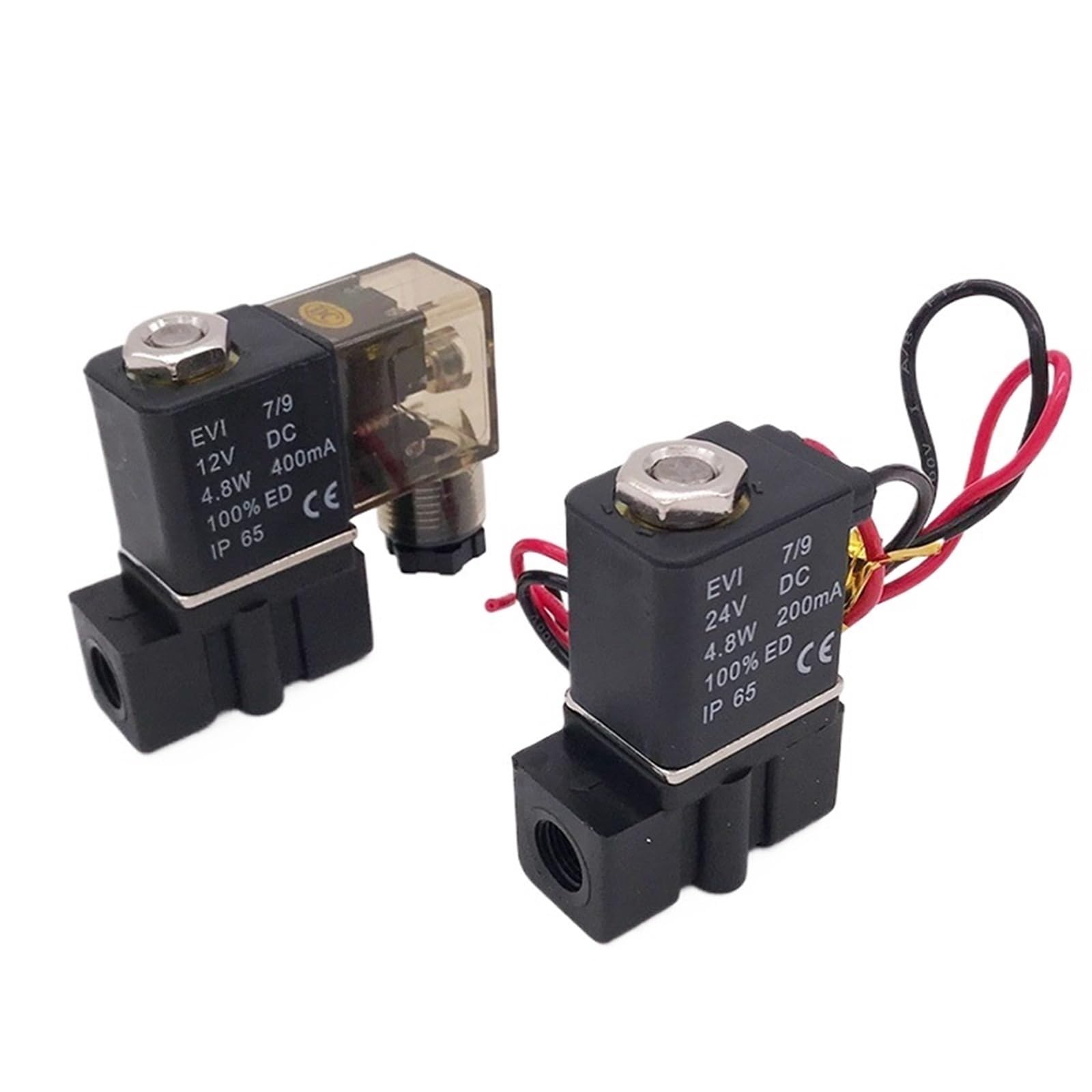 Électrovanne pneumatique 2P025-08 1/8 DC12V LED plastique