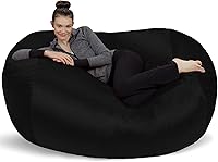 Vista 49 de Sofa Sack - Relleno de espuma para puf, tumbonas y flotadores de alberca, 100L, color blanco, con boquilla EZ-Pour con cierre de cremallera