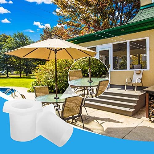 2pcs Table Umbrella Hole Ring, Cone Wedge Shaped Patio