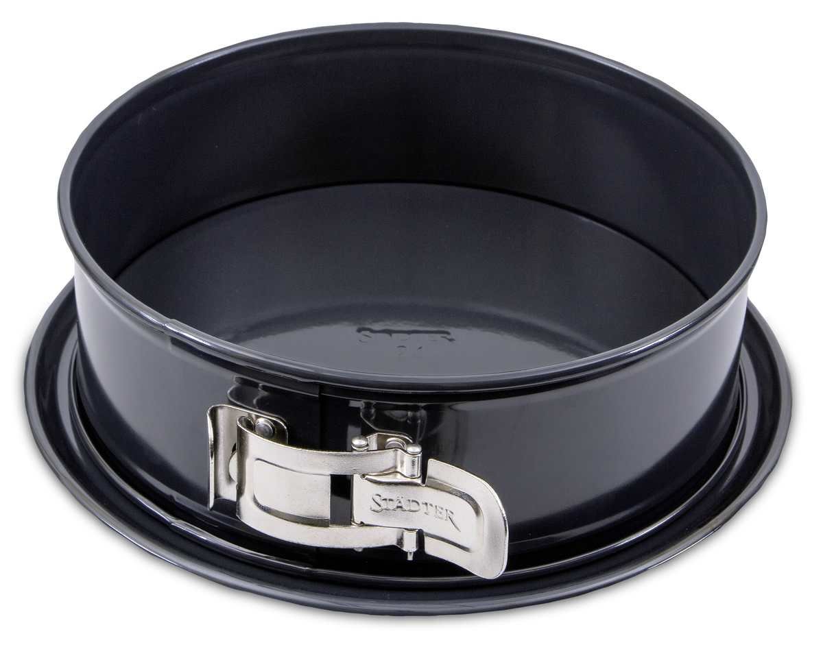 Staedter Molde Desmontable con Soporte de Parte Inferior, Negro, Metal, Negro, 28 cm