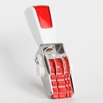BS-3.5H20W12L Custom Rotating Rubber Stamp Fully Customizable, Impression Height 0.07-0.14 inch 1.75-3.5 mm Impression Width 0.79 inch 20 mm or Less, 12 Rows, Made in Japan