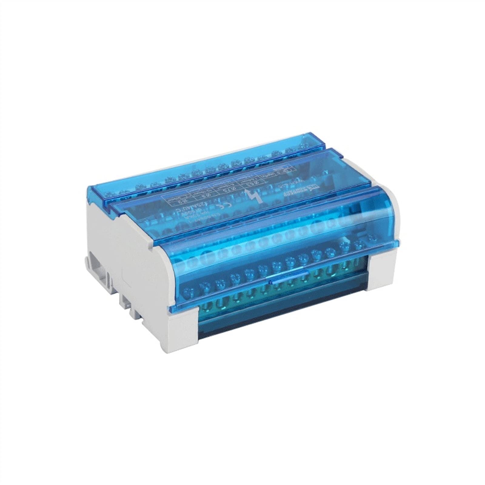 Conector eléctrico WKH415 tipo bloque de terminales para carril DIN de tornillo modular universal