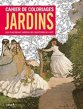 Paperback Cahier de coloriages Jardins petit format [French] Book
