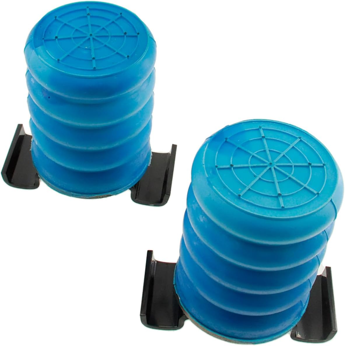 SSR-610-40 Rear Suspension Air Helper Spring Kit Replacement for Nissan Frontier, Titan | Toyota Tacoma, Tacoma Prerunner, Tundra, Hilux | Mitsubishi Triton | Springs Helper Bump Stops, Blue
